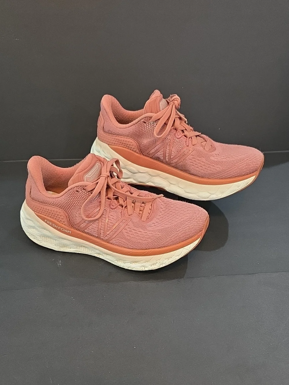 New Balance Fresh Foam X MORE Women's Coral-Pink Running Shoes Size 5.5